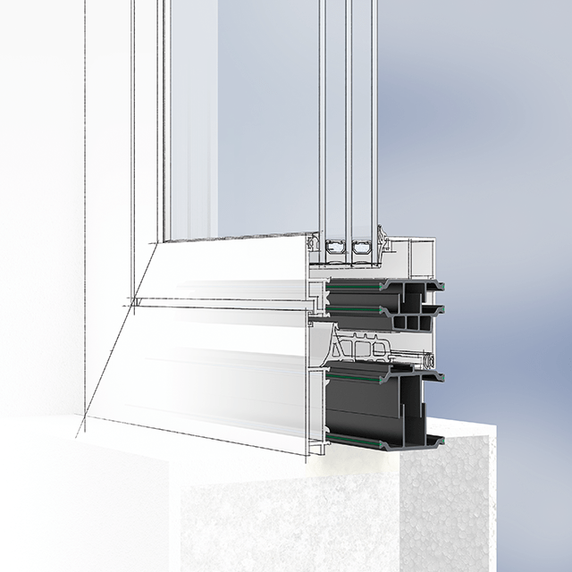 insulbar insulating profile RE cross section