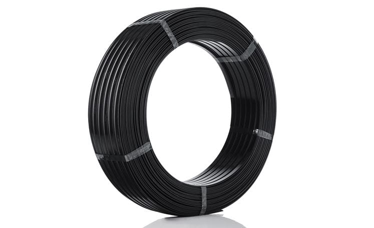 insulbar Riegelstange als Coil gewickelt