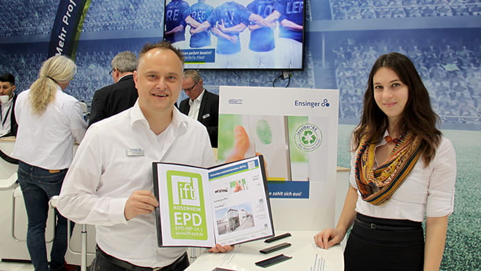 The ift Rosenheim officially presents the new environmental declaration EPD for insulbar insulating bars
