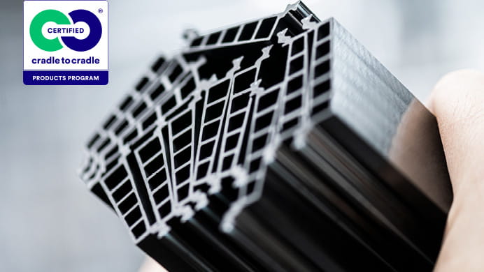 insulbar profiles with cradle-to-cradle recertification logo