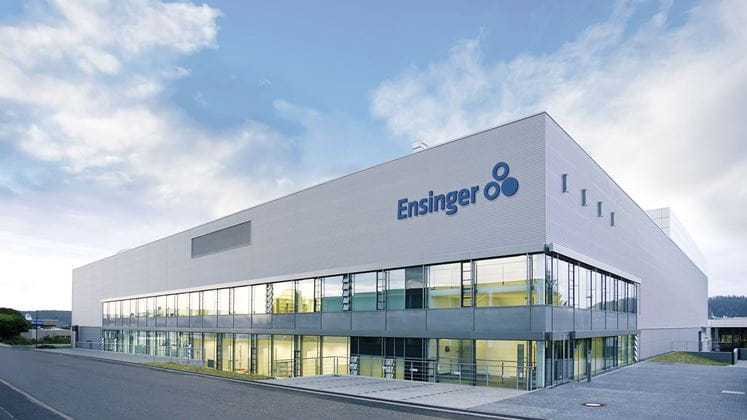 View of the Ensinger company building