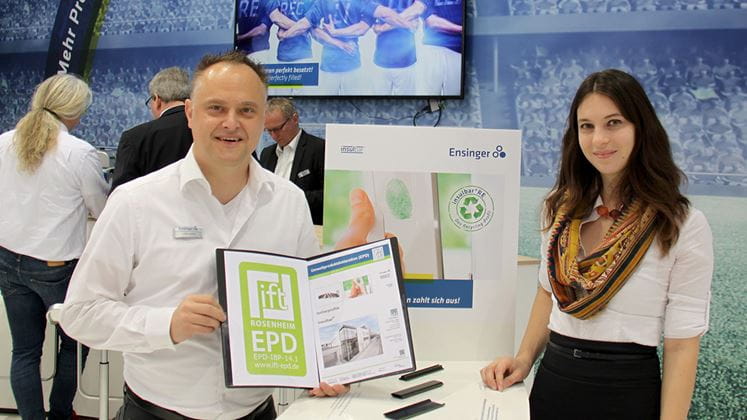 Consegna della EPD a insulbar dall’ift Rosenheim