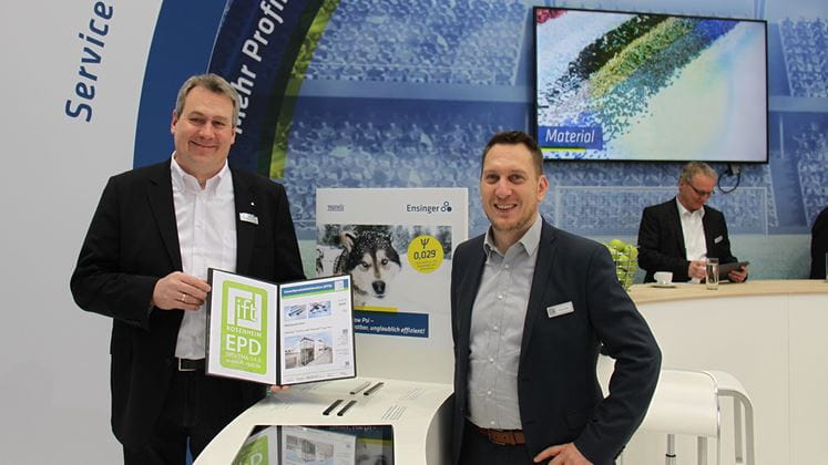 Consegna della EPD a Thermix dall’ift Rosenheim
